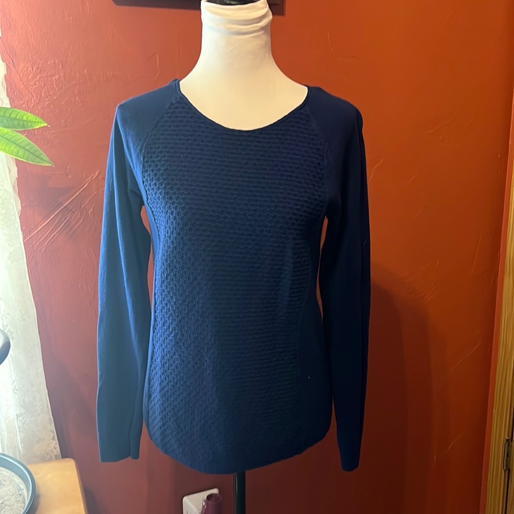 ANN TAYLOR DEEP COBALT BLUE SWEATER ……124